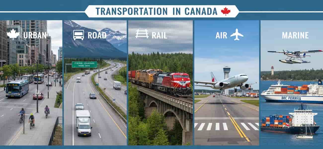 اطلاعات جامع سیستم حمل و نقل در کانادا