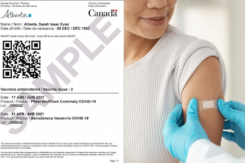 Which jobs in Canada require a vaccination card?